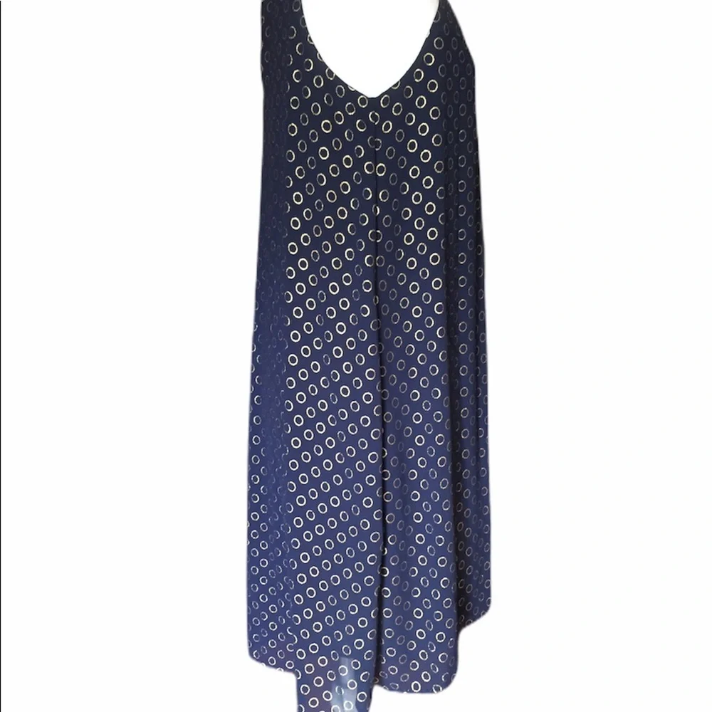 MICHAEL KORS Navy Blue Halter Cocktail Dress Small to Medium BNWT - Picture 4 of 9